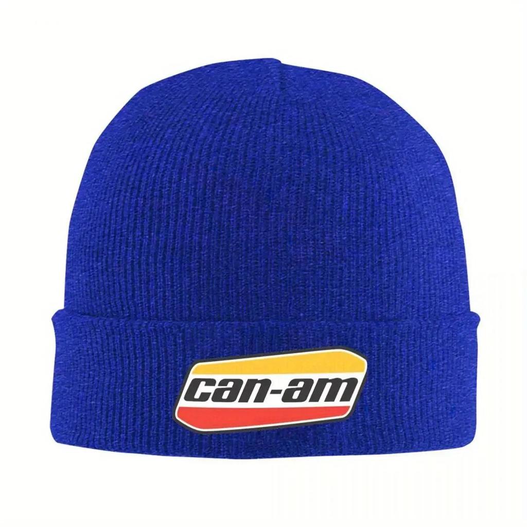 New Can Am Hats Autumn Winter Beanies Street Motor Lover Vehicles Caps Unisex Women Acrylic Knitted Hat