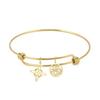  Witch Knot Bangles Adjustable Stainless Steel Pentacle Tetragrammaton God Name Bracelet Double Protection Amulet Jewelry