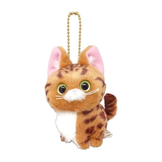 Naitou Design Konyankoron Mascot Bengal Plush Toy Height Approx. 9cm