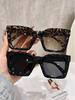 Chic Retro Square Eyeglasses Frames for Women & Men, Stylish Clear Lens,Square Frame Glasses for Daily Wear & Street Style