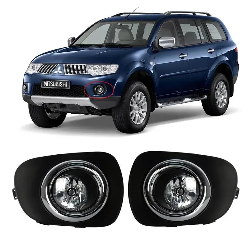 2PCS Car LED Fog Lamp For Mitsubishi Montero/ Pajero Sport 2010-14/L200/Triton 2013-15 Front Bumper Drive Light Assembly Kit 12v