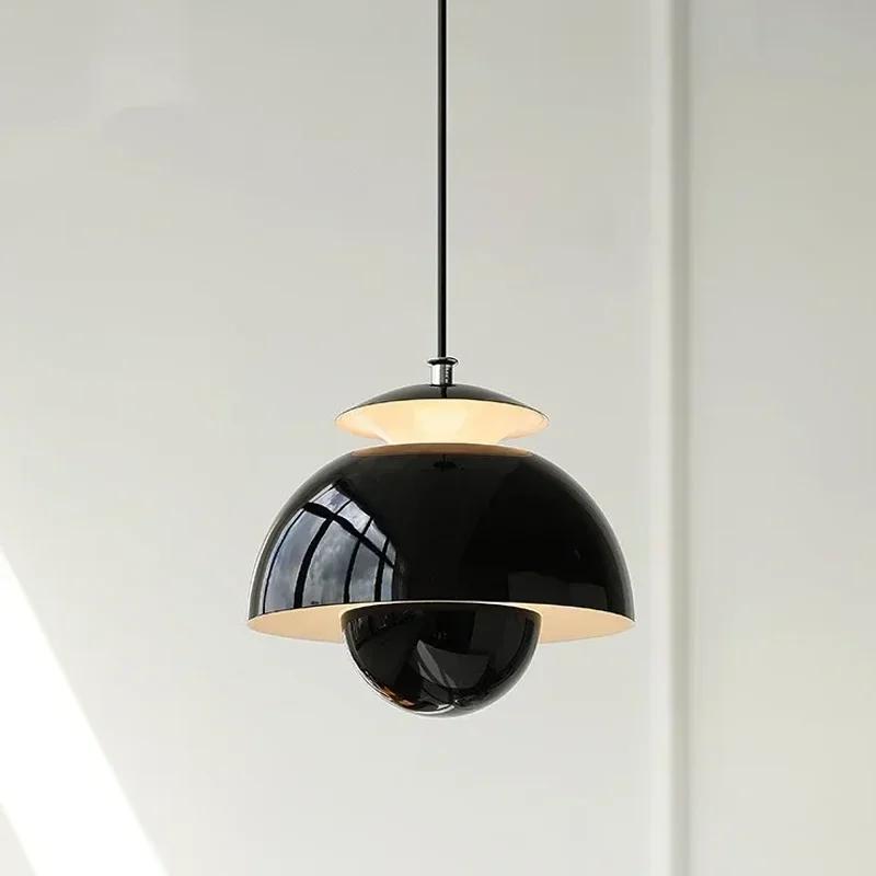 Nordisches Design Blütenknospe LED Pendelleuchte Restaurant Creme Stil Pendelleuchte Schlafzimmer Nachttisch Dänischer Klassiker Heimdekoration