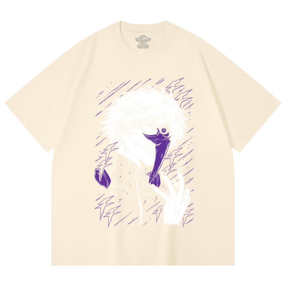 

230 Gsm 100% Cotton Tokyo Ghoul V2 Print Unisex Heavy Cotton T Shirt XS абрикосовый