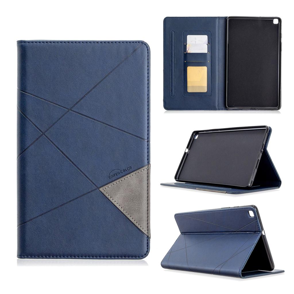 Samsung Galaxy Tab A 8.0 inç için kılıf (2019 Sürümü)(SM-T290/T295) Çoklu Görüntüleme Açıları Kart Cebi ile Business Premium PU Deri Folyo Kapak
