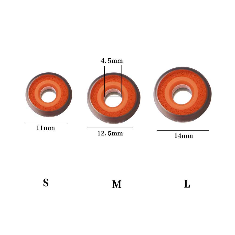 Pads In-Ear Covers Eartips Pads Memory-Foam Earbuds Eartips Ear Caps Earbud Tips Earphone Ear Buds