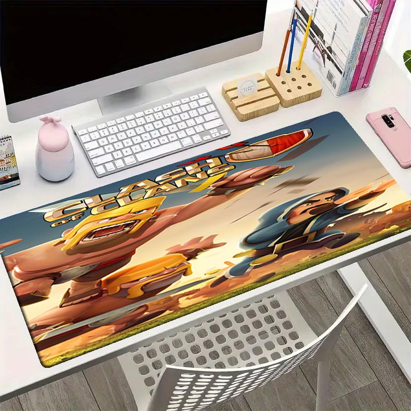 Clash of Clans Thema Mauspads, Rutschfeste Gummiunterseite, Multifunktionales Büro- & Heimdekor, Perfekt zur Personalisierung des Arbeitsplatzes.