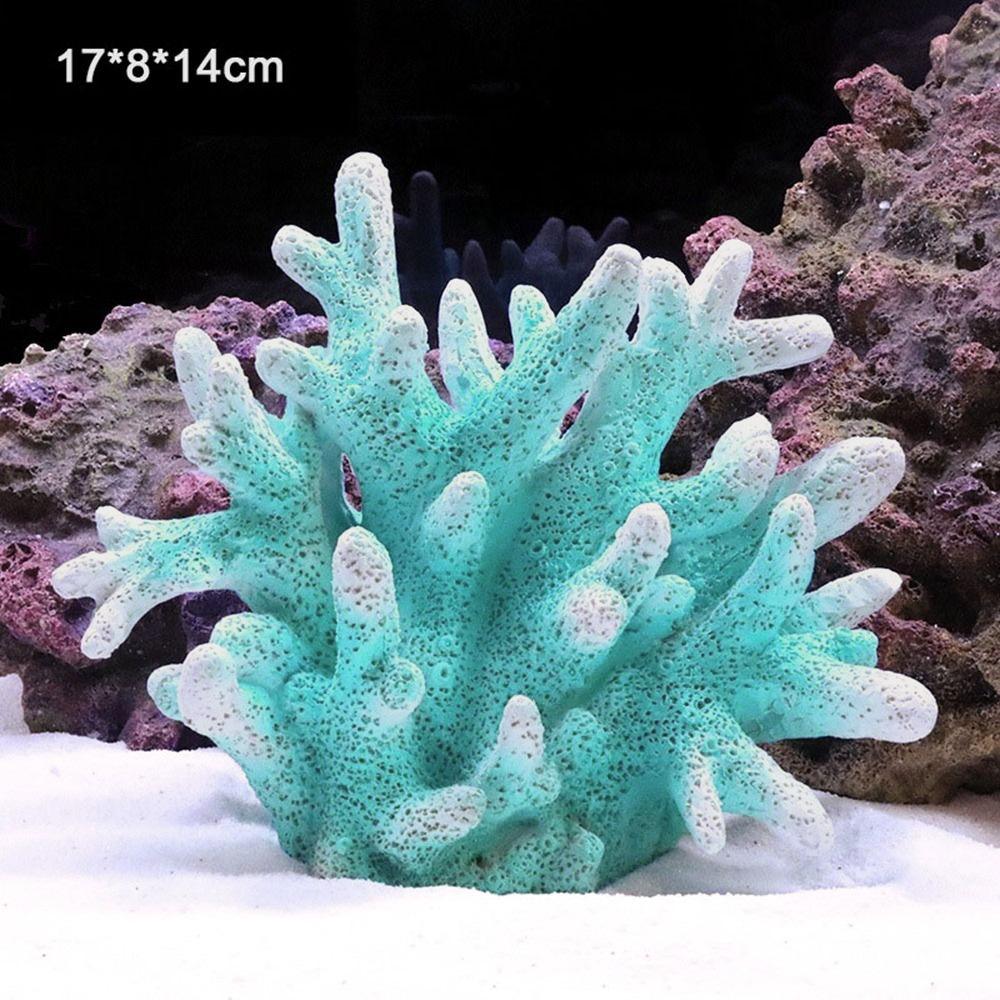 Resin Artificial Coral Model Desktop Adornment Resin Coral Landscape Fish Tank Ornaments  Aquarium