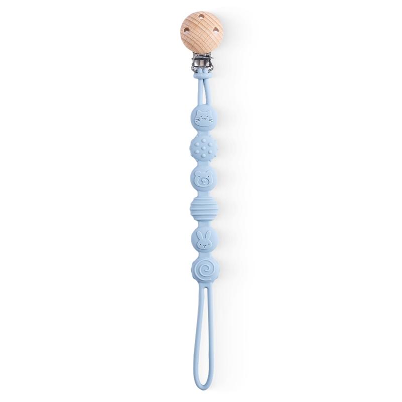 

Baby Anti-drop Chain Pacifier Clips Silicone Beads Infant Nipple Appease Soother Chain Clips Dummy Holder Nipple Clip Baby Gift