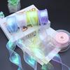 10 Meters/Roll Organza Yarn Ribbon Flower Packaging Material Floral Florist Wrapping Supplies Snow Yarn Ribbon Wave Band