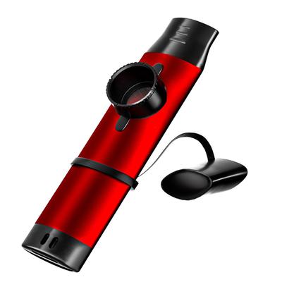 Kazoo multicolore en alliage d'aluminium, jouet musical Kazoo et sifflet Kazoo en métal avec 5 membranes supplémentaires réglables pour les amateurs de musique, Instrument, Timbres,