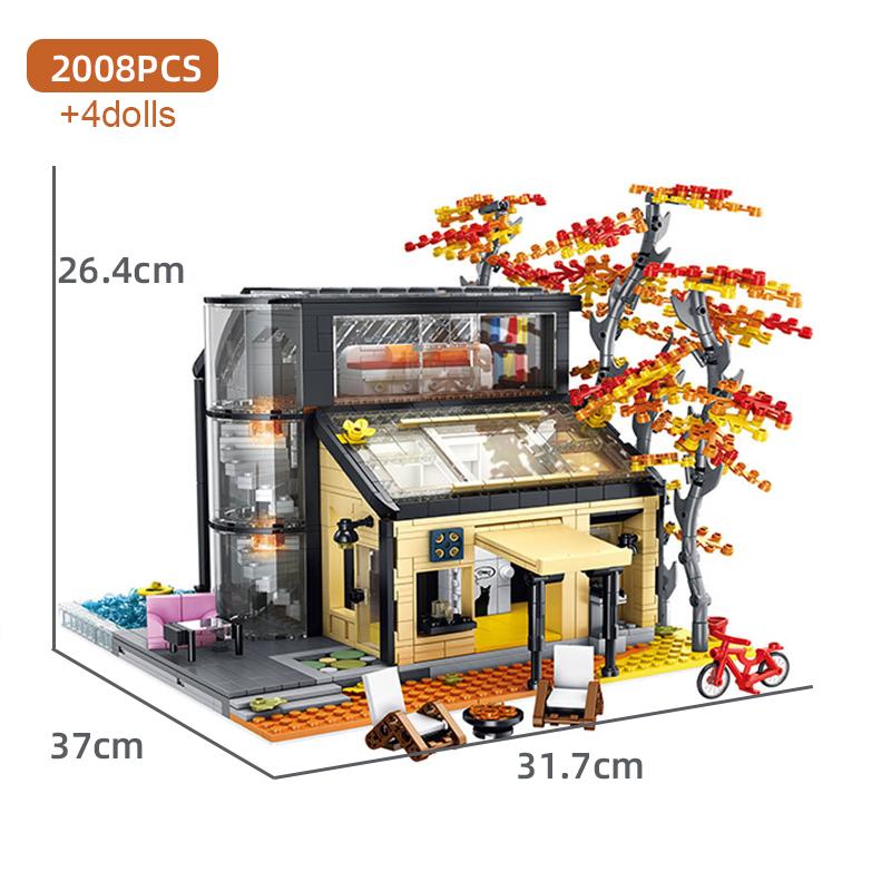 Creative Expert Moc Dream Cottage Maple Forest Villa Street View Модель Строительные — фото 5