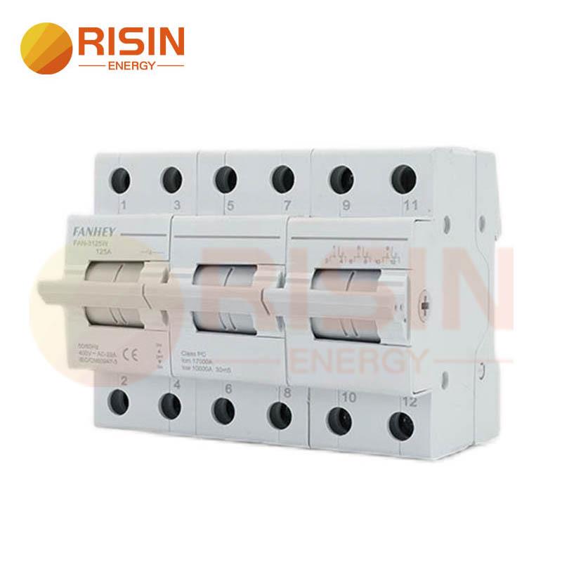 CE Certified 2P 63A & 4P 125A Manual Dual Power Transfer Switch Disconnector