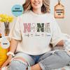 Comfort Colors Merry Nana Christmas Shirt, Personalized Grandma Gift