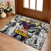 Anime Academia All Might Cartoon Floor Mat Cozy Flannel Soft Thick Non-Slip Mat For Living Room Bedroom Kitchen Decor Rugs