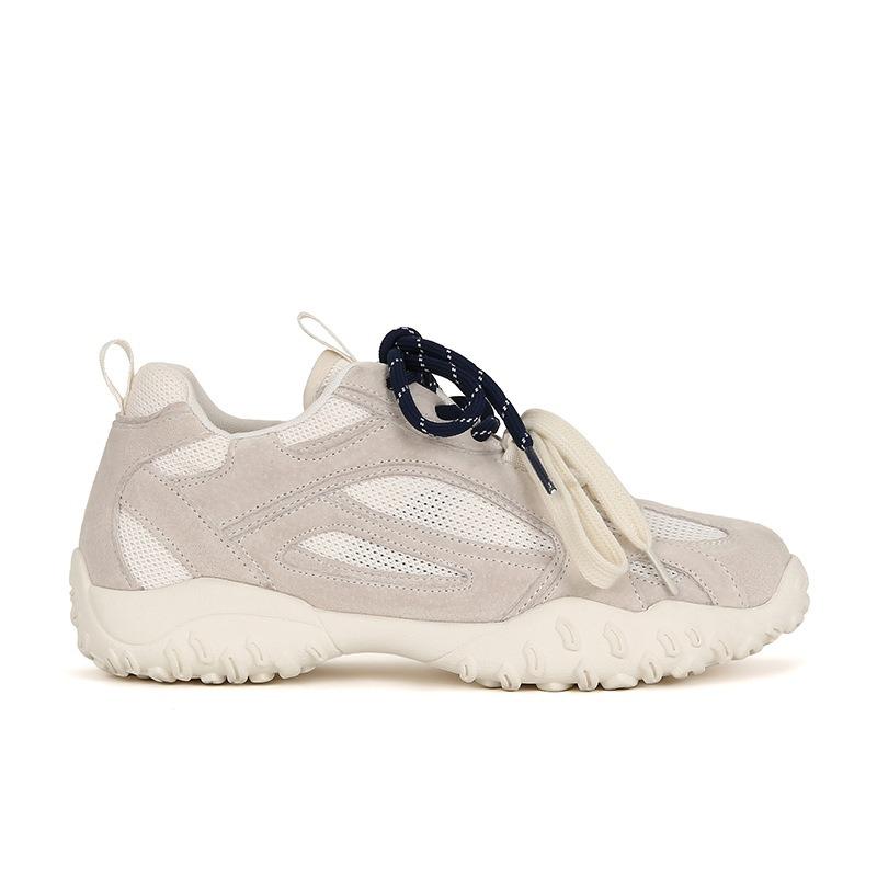 Casual shoes breathable outdoor thick-soled heightening white shoes casual sports shoes women