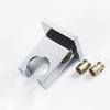 Chrome Handheld Shower Head Bracket Square ABS Shower Arms with Plated Surface for Hotel Bathroom