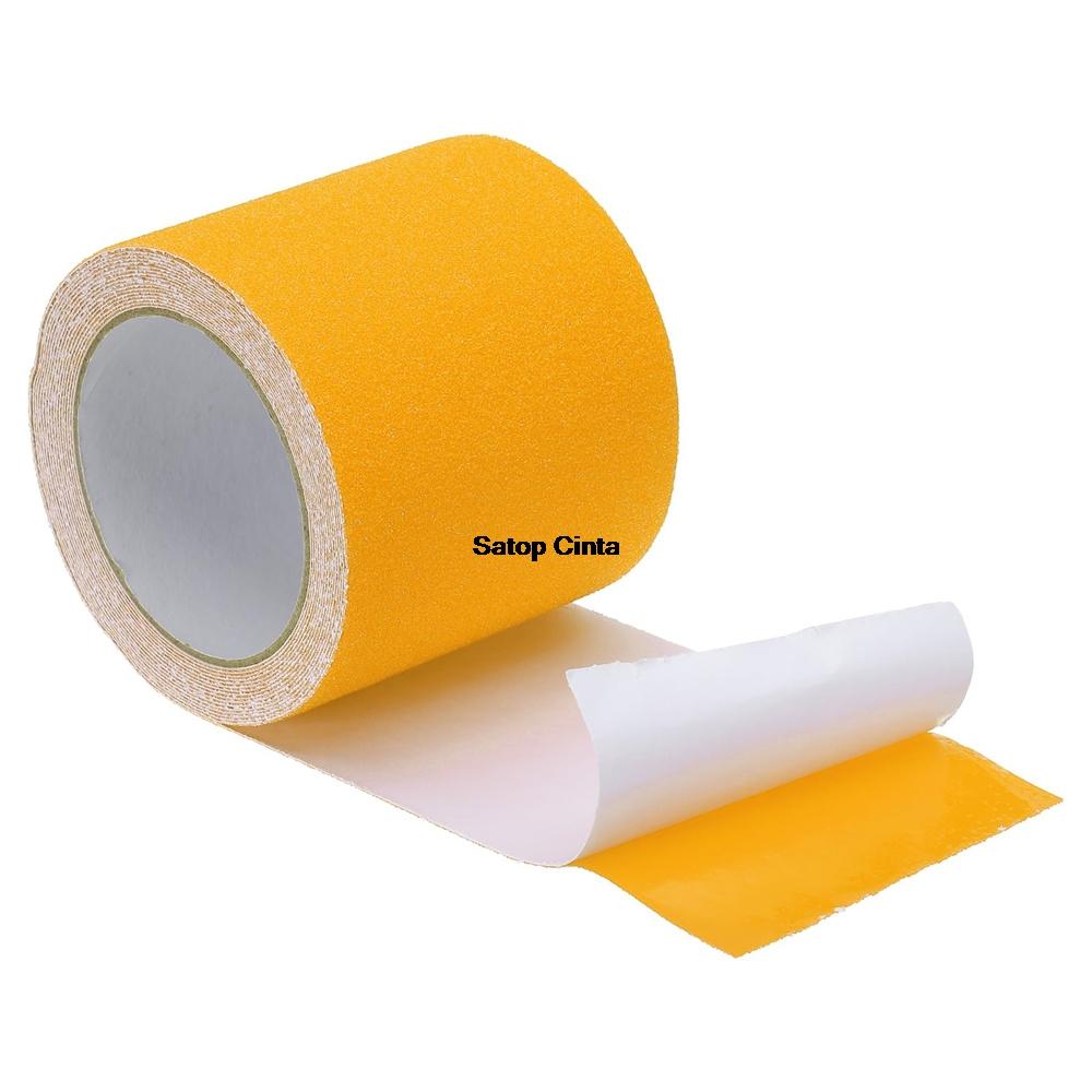 2.5cm/5cm/10cm*5M Yellow Anti Slip Tapes Non Skid Treads Weather Proof Indoor Outdoor Traction No-Slip Stickers For Steps Stairs