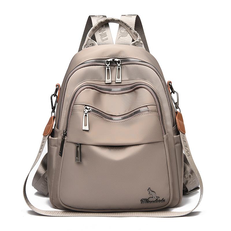 Schoolbag Simple Casual Women's Backpack New Korean Style Fashionable Versatile Lightweight Travel Backpack Large Capacity Student Backpack