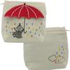 Marushin Moomin Little My Embroidered Umbrella Cloud and Umbrella Perfect Gift for 1425013600 Pouch, Shape, Design, Birthdays, Women's,