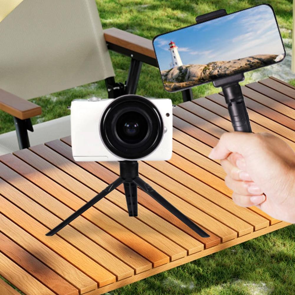 1/4 Screw Desktop Stand Lightweight Camping Lamp Bracket Multi-Purpose Phone Tripod Holder Outdoor Camping Equipment