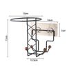 1PC Wall Mounted Hanger Hat Organizer Motorcycle Helmet Holder Display Stand Hat Support Wall Storage Shelf