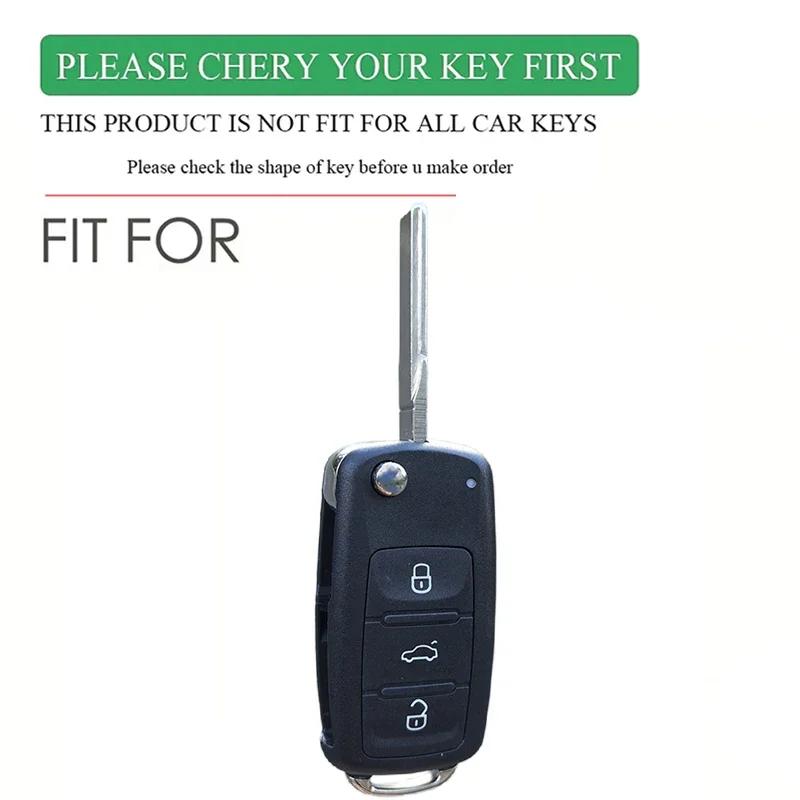 Protect Car Key Shell For Volkswagen Polo Passat B5 Golf 4 5 6 MK5 MK6 Eos Bora Beetle TSI New Silicone Cover Case