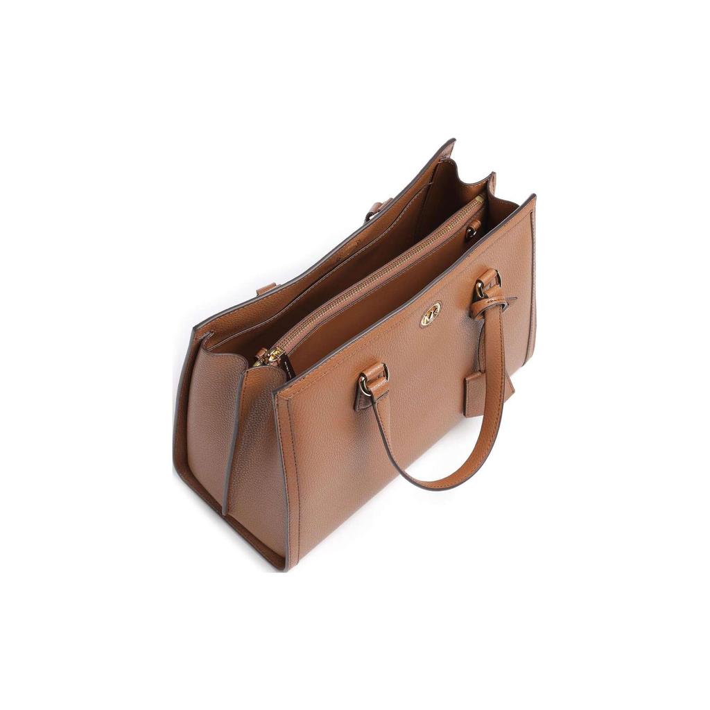 New MICHAEL KORS Chantal Split Cow Leather Tote Bag, Shopping Bag, Shoulder Bag, Handbag Medium Women's Leather Brown 30F2G7CS2T-230