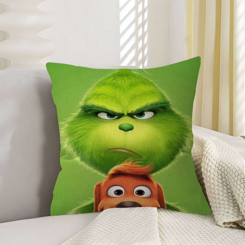 Cartoon The GGrinchS Personalized picture text home decorative pillows Household Gifts xcm