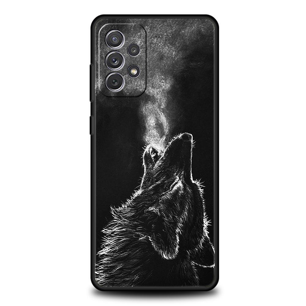 The Wolf Phone Case For Samsung Galaxy A55 A53 A51 A35 A33 5G A31 A25 A23 A21s A15 A13 A11 A41 A73 A71 A05 A03s S8 S9 Plus Cover