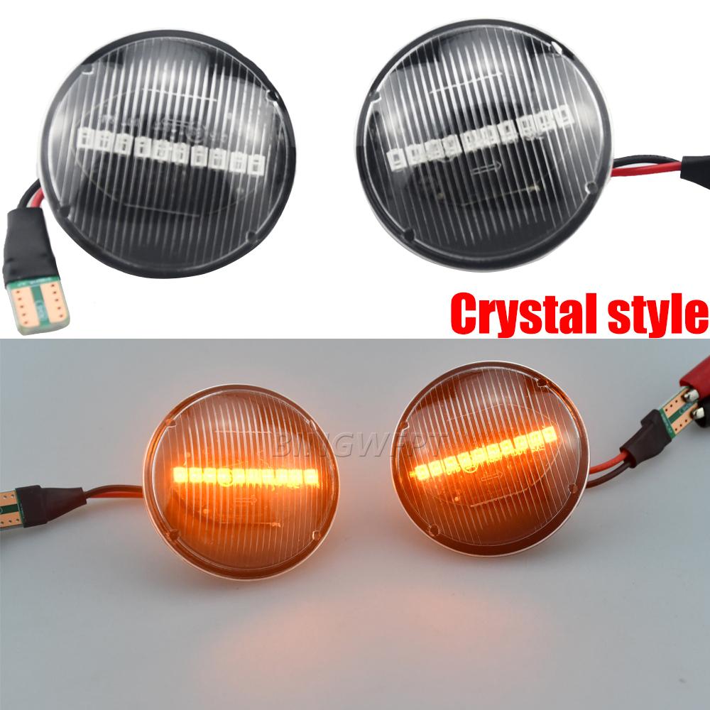 1Pair Side Marker LED Turn Signal Light Flashing Sequential Indicator Blinker Lamp For Land Range Rover L322 2002-2012