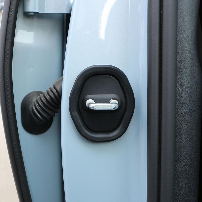 For BYD Atto 3 Dolphin Mini Seagull Dolphin Surf Door Lock Cover Door Shock Absorber Protector Door Lock Latches Accessories