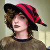 Skin-friendly Knit Witch Hats Handmade for Halloween Diy Hair Accessories Crafts Halloween Carnival Party Supplies