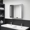 Day & Night - Day & Night Bathroom Cabinet with LED Mirror Concrete Grey 62x14x60 Cm