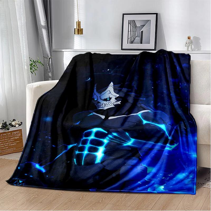 3D Kaiju No.8 Anime Cartoon Soft Flannel Blanket for Bed Bedroom Sofa Picnic,Throw Blanket for Cover Office Gift Kids