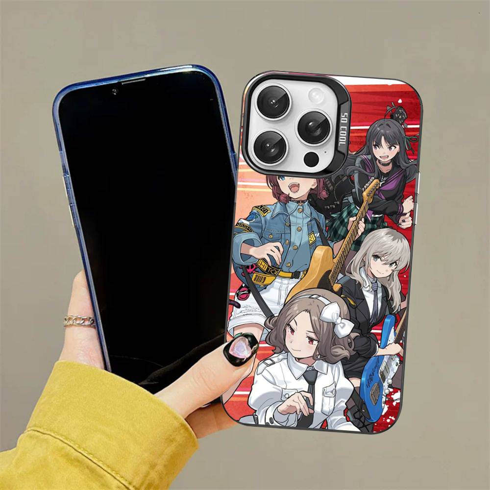 

Чехол для телефона Music Anime Girls Band Cry для IPhone 17 Air 16 15 14 13 12 11 Pro Max Цветной Жесткий Чехол iPhone 15