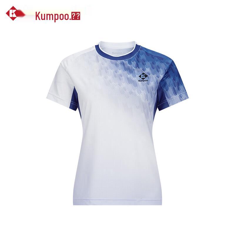 KUMPOO Unisex Breathable Quick-Dry Badminton Training Shirt M