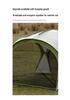 Moonlight White Dome Outdoor Camping Tent - Large Canopy with Screen and Curtains