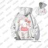 Autumn Winter New Cute Cartoon Hello Kitty Print Cotton Hoodies For Women Long Sleeve Sweatshirt Casual Pullover Couple Y2K Tops