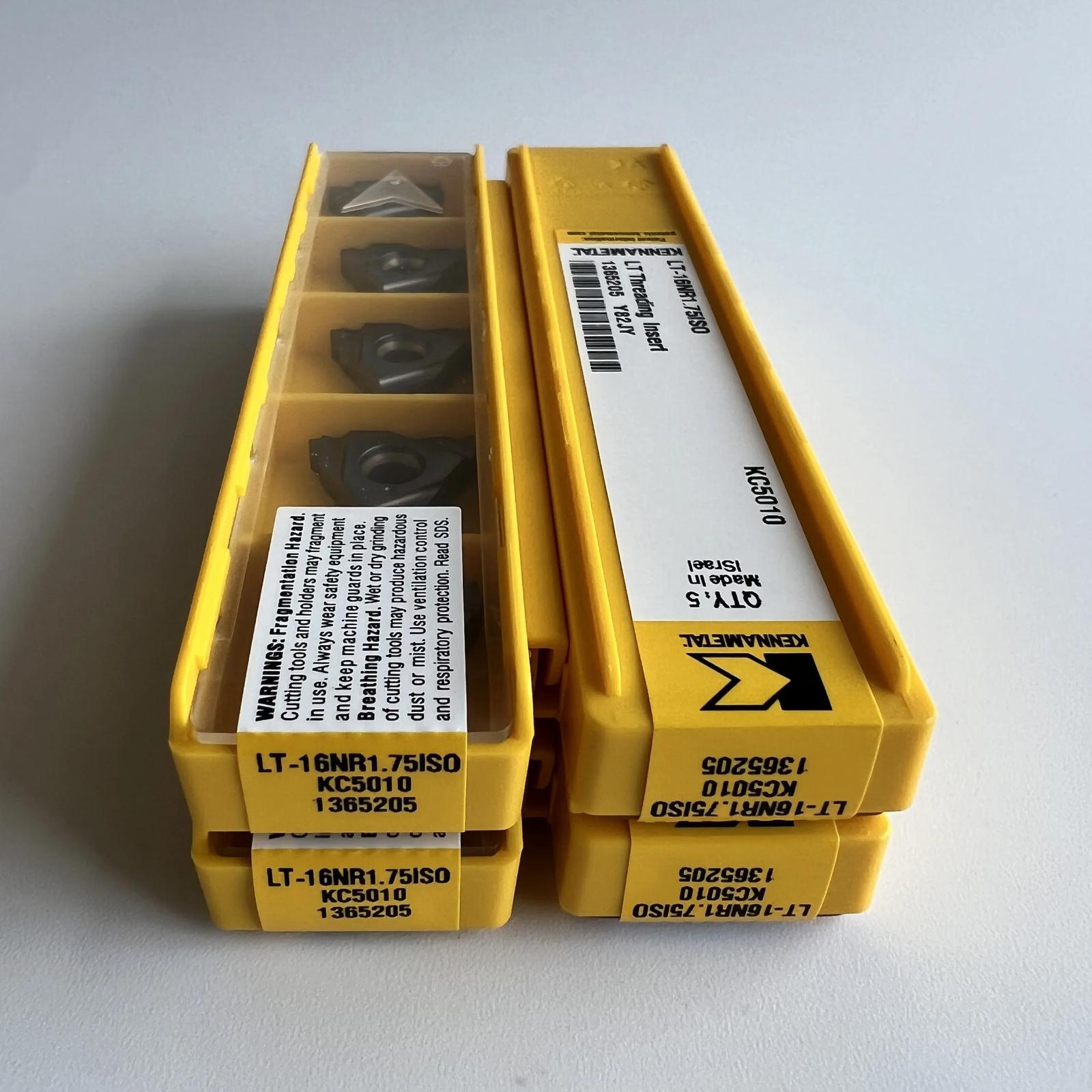

Original / LT-16NR1.75ISO KC5010 / Industrial indexable Carbide Inserts 10 Pcs