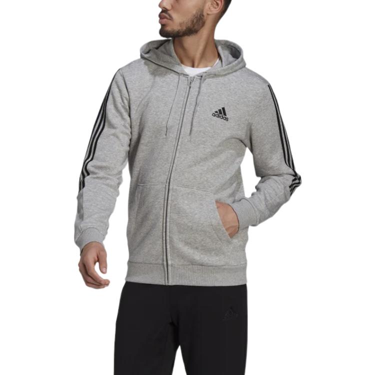 Adidas ESSENTIALS Jacket Men's Gray GK9586