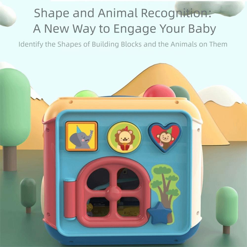 Sorting Function Toddler Hand Drum Toy Developmental Music Plaything Box Baby Activity Cube  Baby