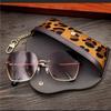 Eyewear Cases Pu Leather Glasses Protective Cover Vintage Glasses Case Vintage Leather Eyeglasses Pouch For Sunglasses Storage