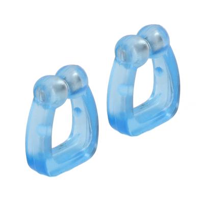6 buc. Mini clip magnetic pentru sforăit, unisex, portabil, din silicon moale, clemă magnetică pentru sforăit pentru femei, bărbați