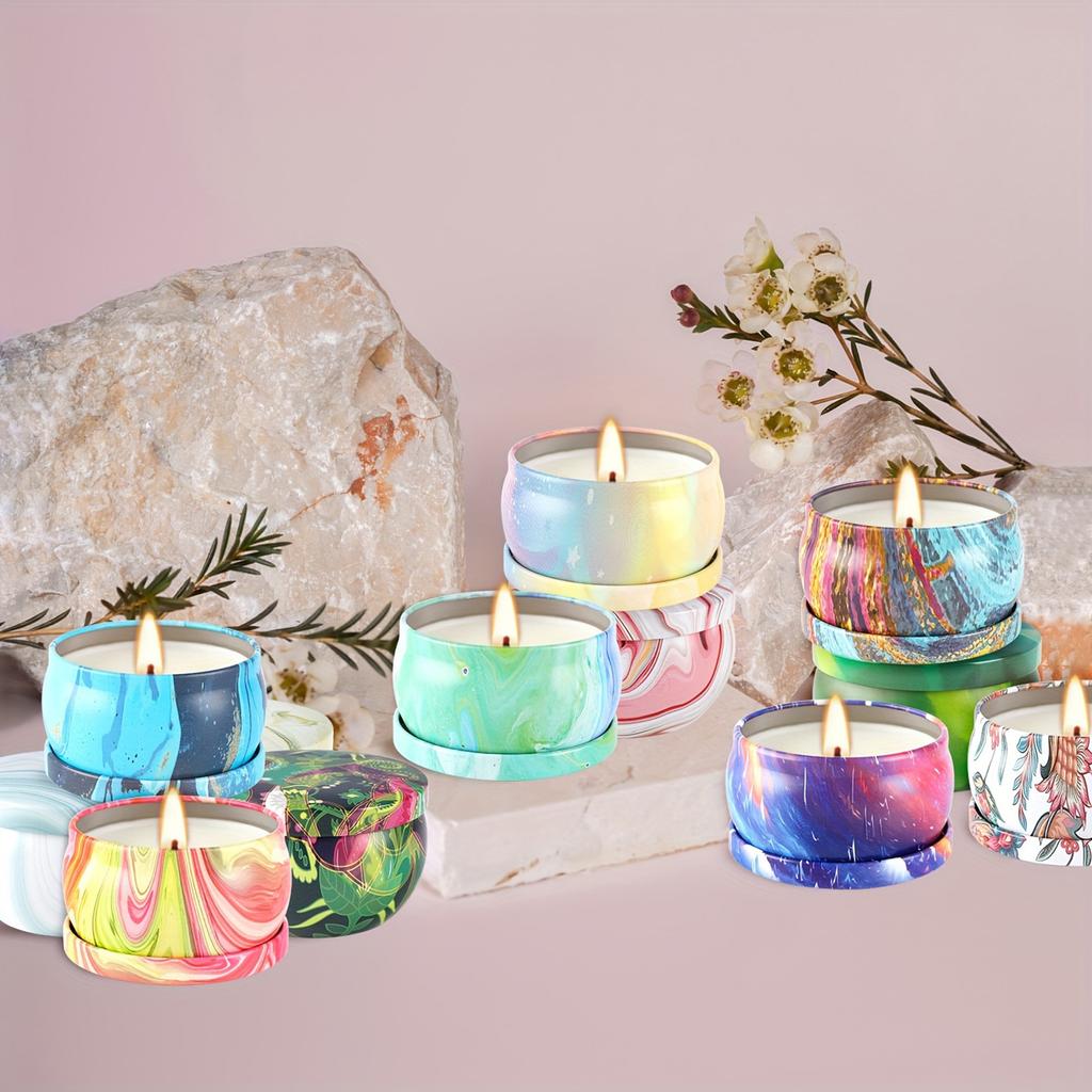 36 Piece Set Of Soy Wax Scented Candles Scented Candles With Hand Gifts Oil Candle Set