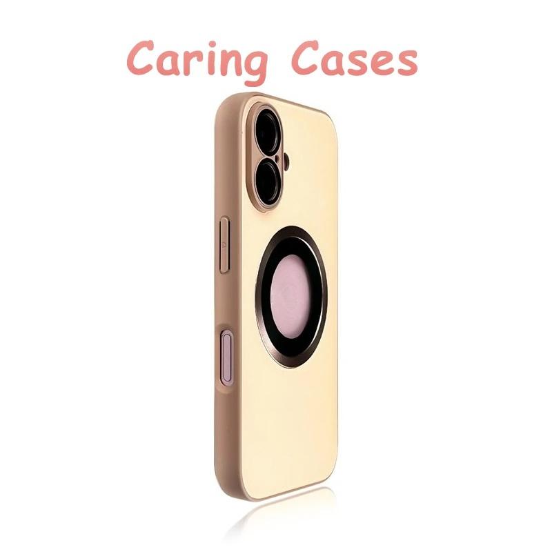 

For iPhone 17 Pro Max Case Plum AG Matte MagSafe Shockproof Lens Film Compatible with iPhone 16 15 14 13 12 11 iPhone 16 рожевий