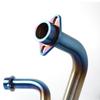 Yamaha R25/R30 Swirl Front Mid-Section Bend Hexagonal Exhaust Pipe (Half Blue)