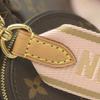 LOUIS VUITTON 20 years M44840 Monogram Multi Pouch Accessories Shoulder bag Brown / pinkUsed