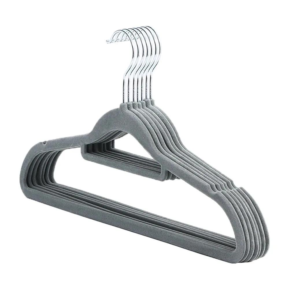 Home Adult Clothes Hanger, Internet Clothes Rack, Hanging Hanger, Flocking Clothes Hanger