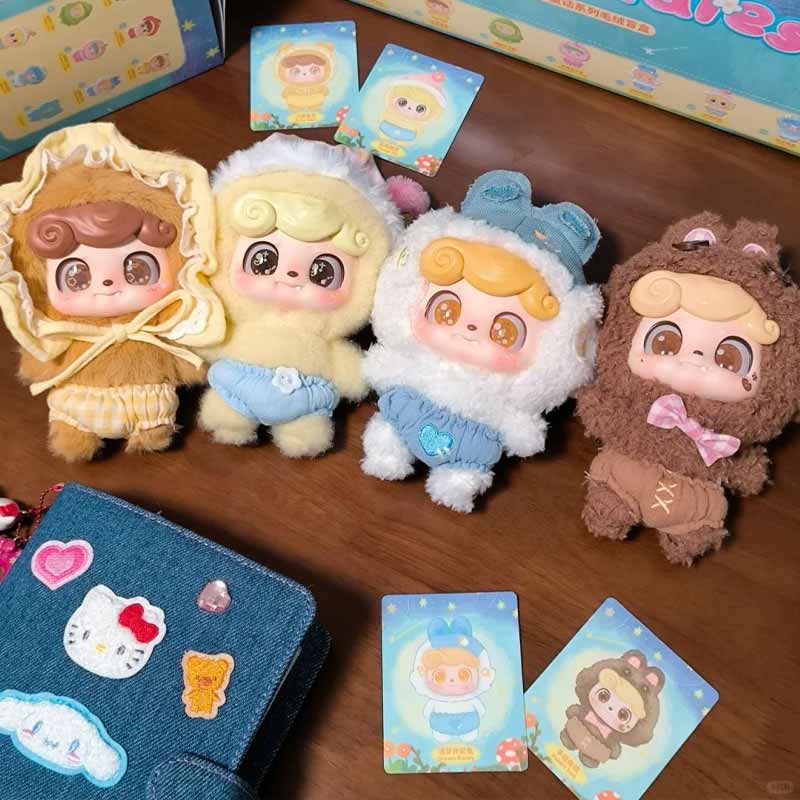 Jotoys Qbaby Fairy Tales Plush Series Blind Box Trendy Toy Multiple Styles Cute Doll Backpack Pendant Mystery Box Surprise Gifts