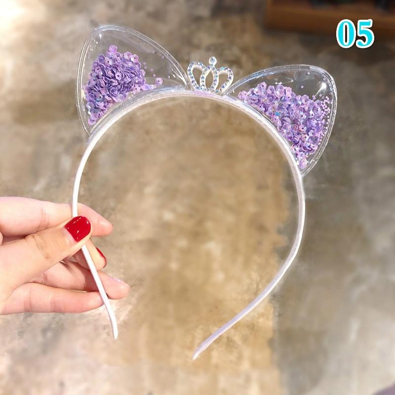 Baby Girls Hairband Cat Ears Headband Princess Head Wrap Hair Band Kids Hair Accessories